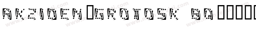 akziden-grotosk bq字体转换
